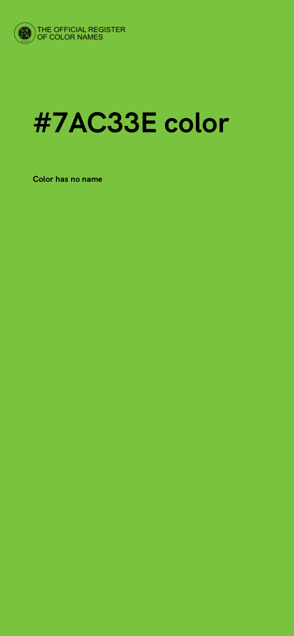 #7AC33E color image