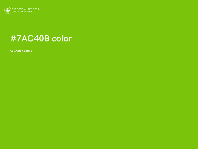 #7AC40B color image