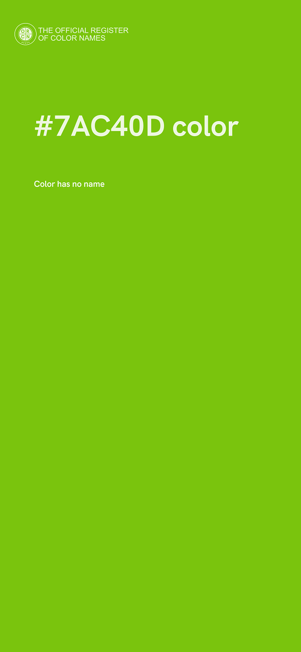#7AC40D color image