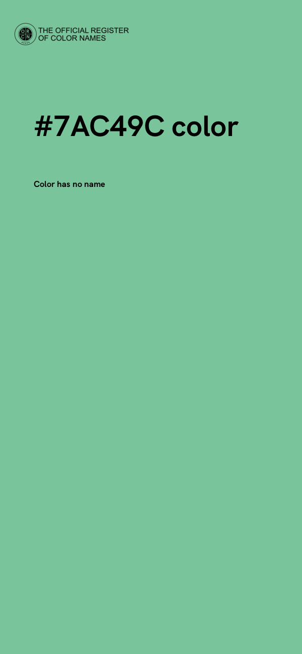#7AC49C color image