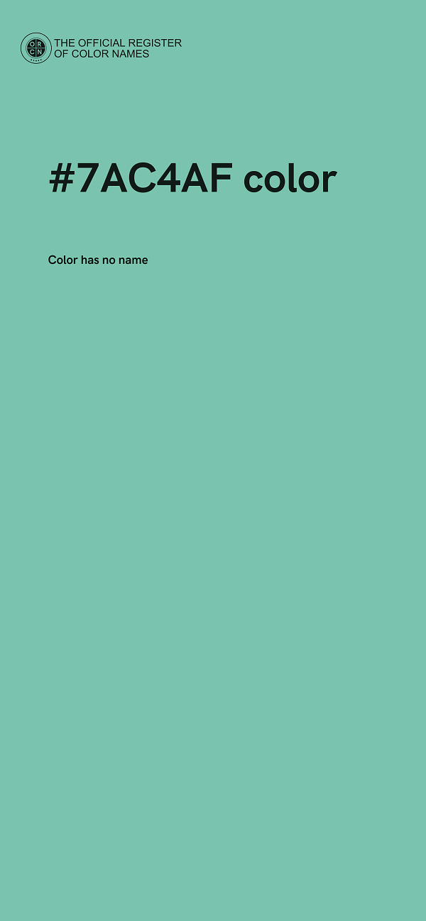 #7AC4AF color image