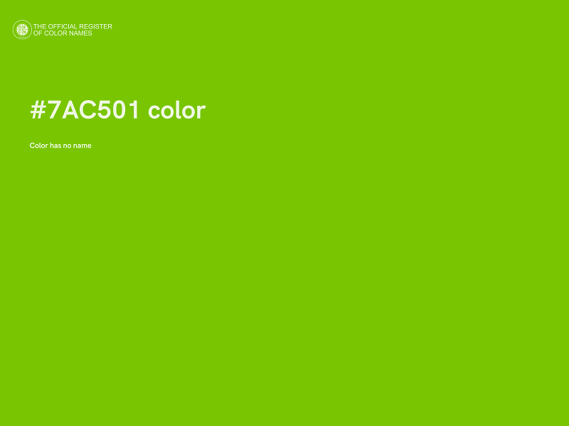 #7AC501 color image