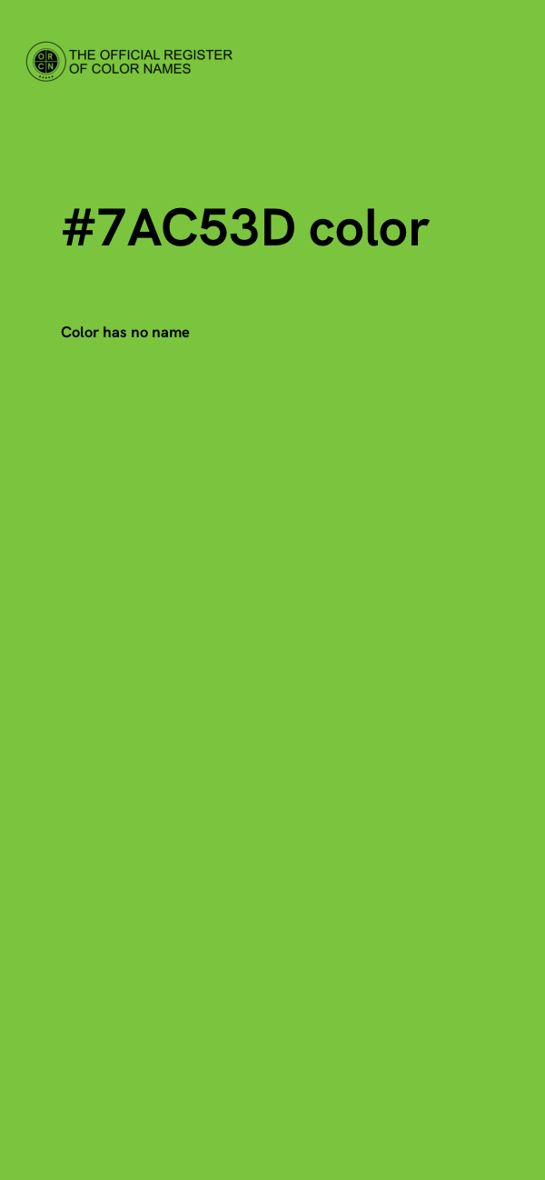 #7AC53D color image