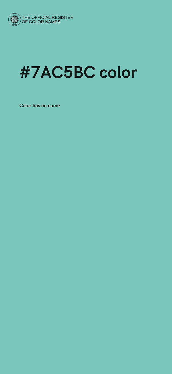 #7AC5BC color image