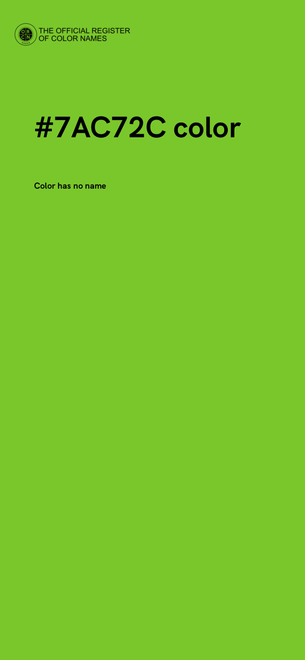 #7AC72C color image