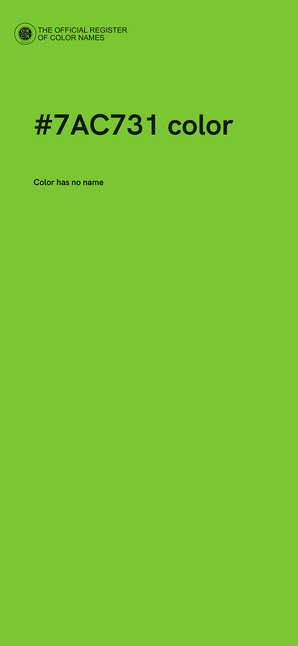 #7AC731 color image