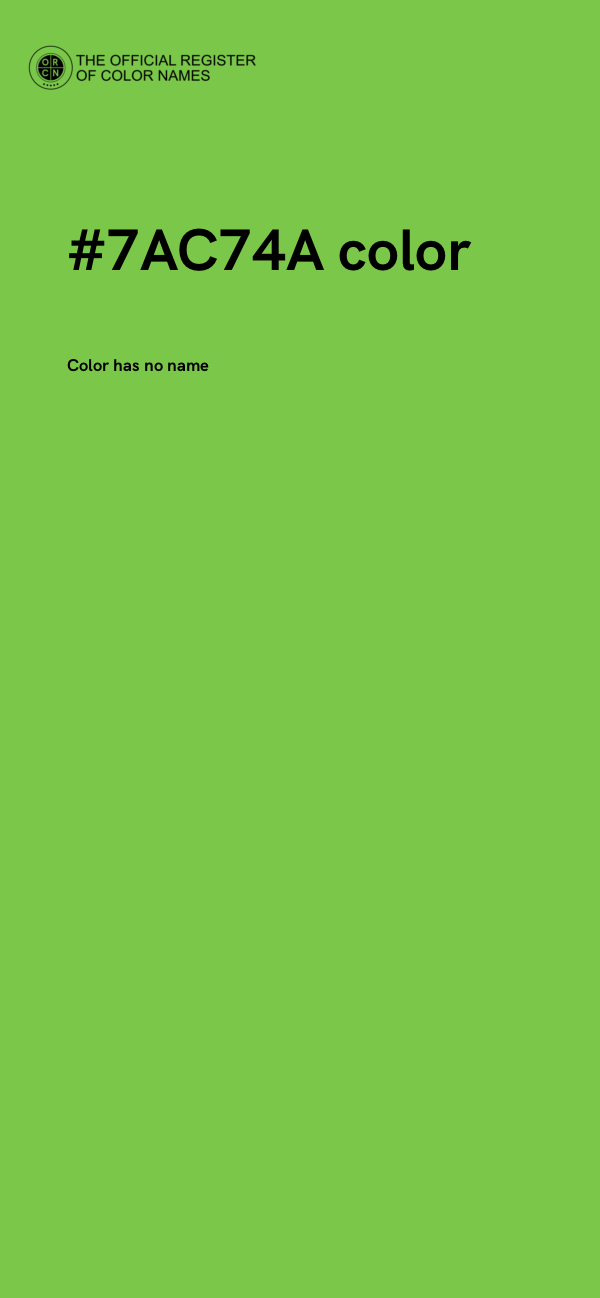 #7AC74A color image