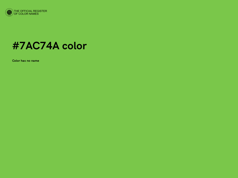 #7AC74A color image