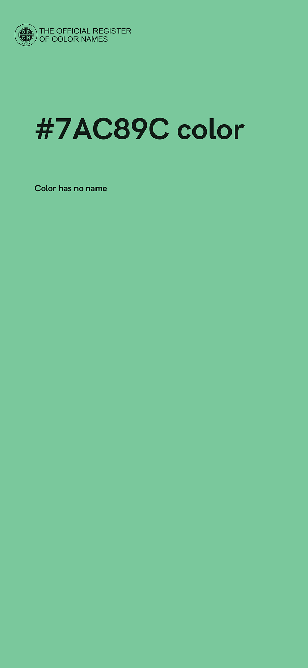 #7AC89C color image