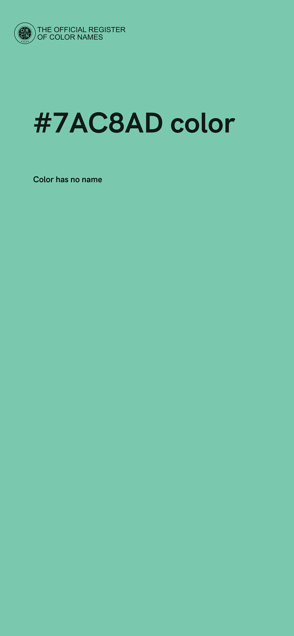 #7AC8AD color image