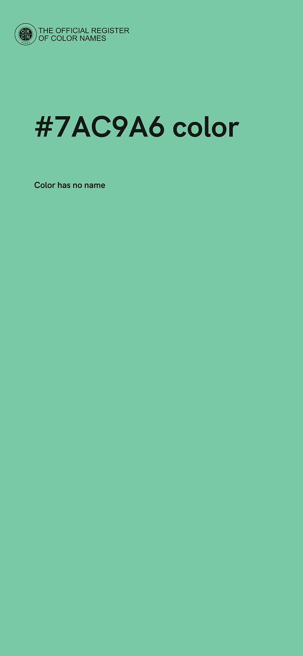 #7AC9A6 color image