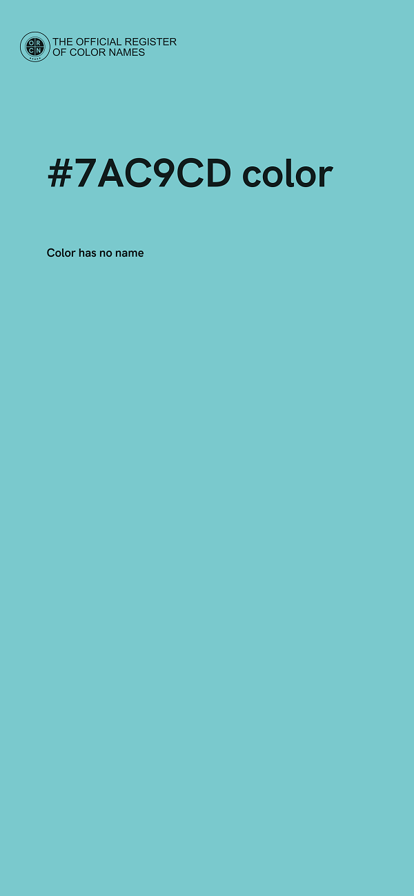 #7AC9CD color image