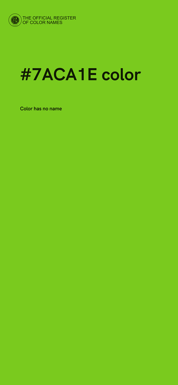 #7ACA1E color image