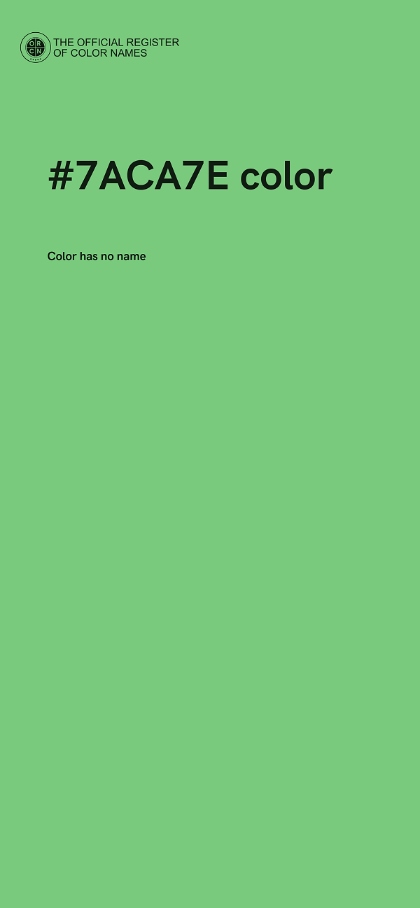 #7ACA7E color image