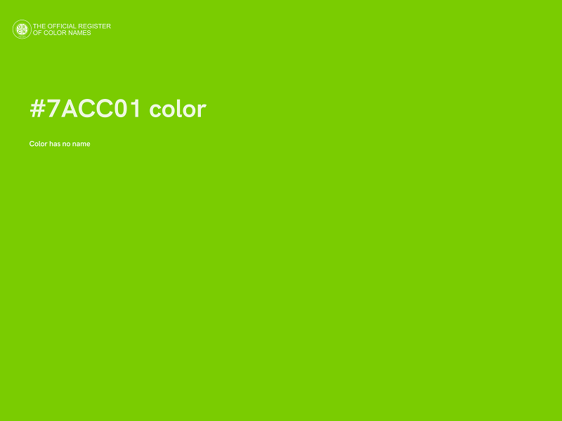 #7ACC01 color image