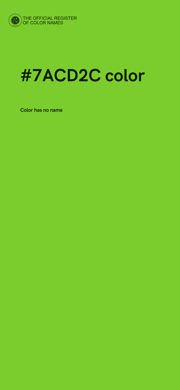 #7ACD2C color image