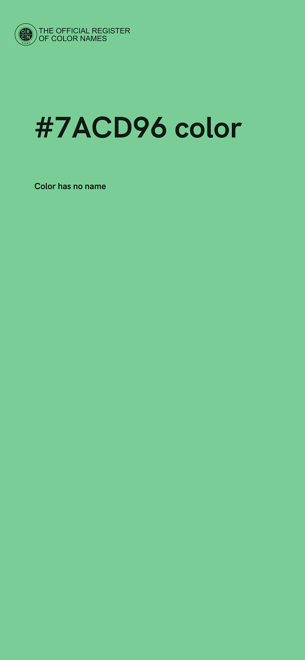 #7ACD96 color image