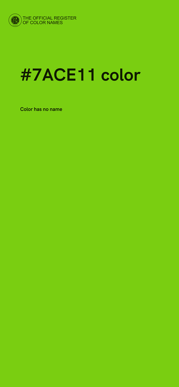#7ACE11 color image