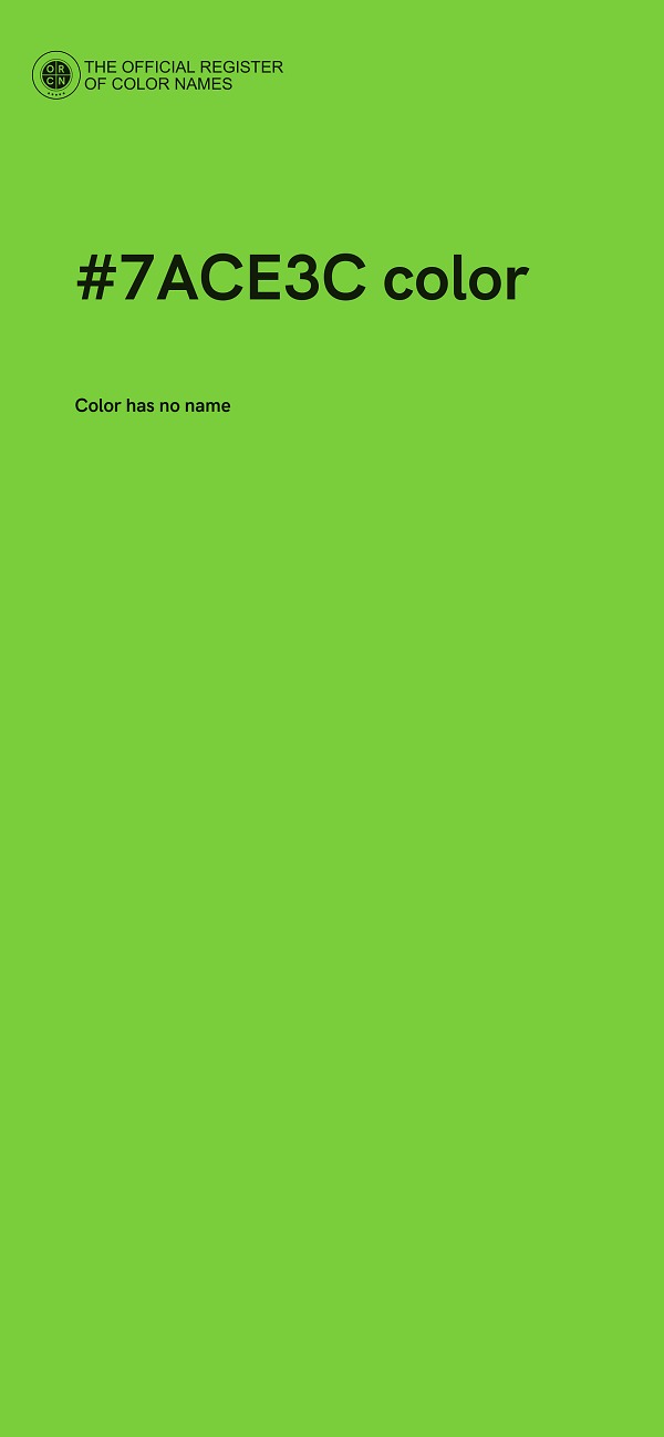 #7ACE3C color image