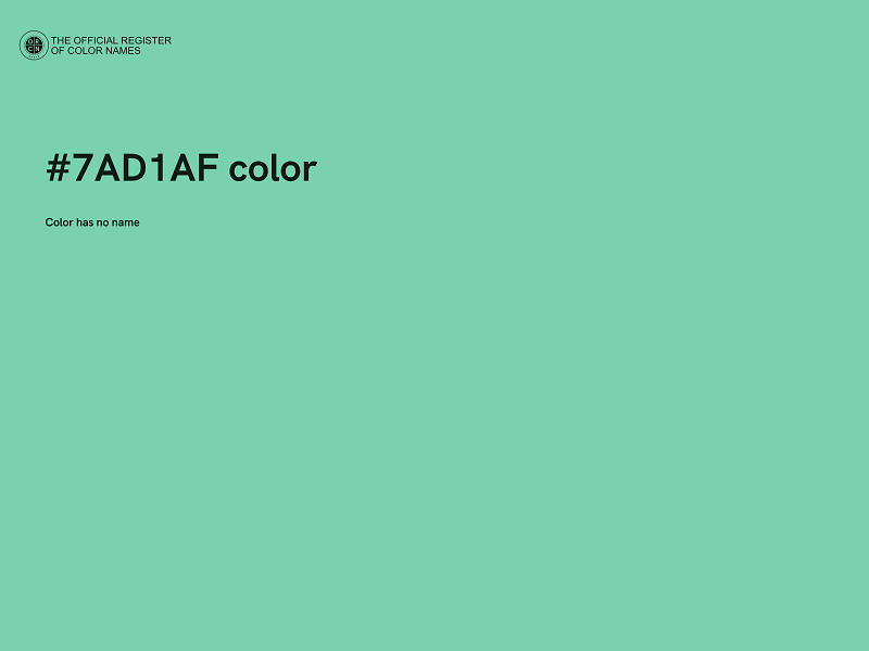 #7AD1AF color image