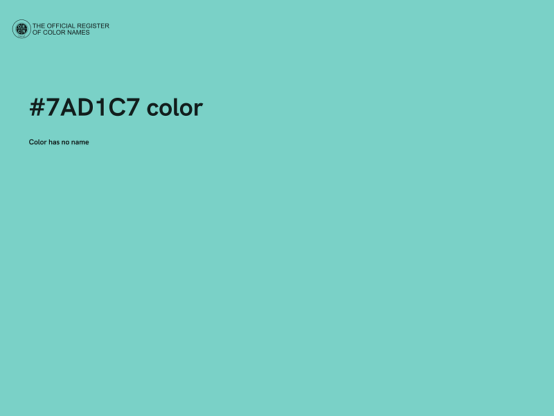 #7AD1C7 color image