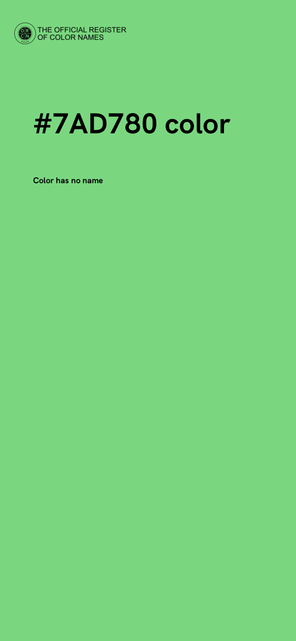 #7AD780 color image