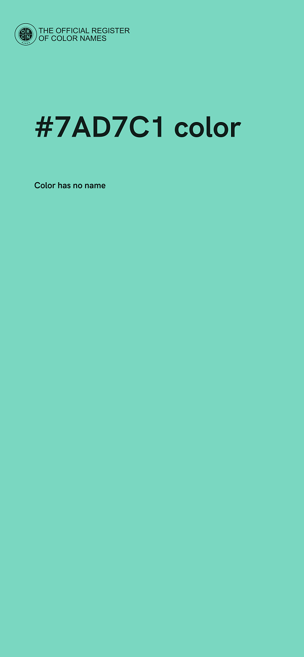 #7AD7C1 color image