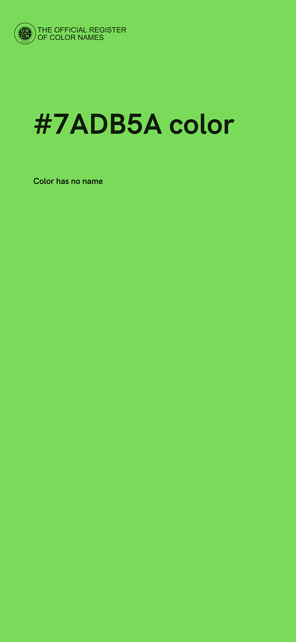 #7ADB5A color image