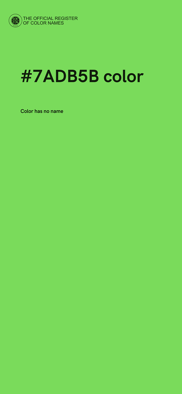 #7ADB5B color image
