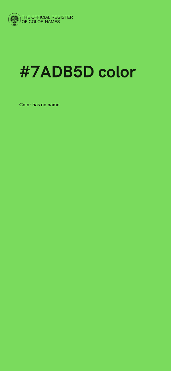#7ADB5D color image