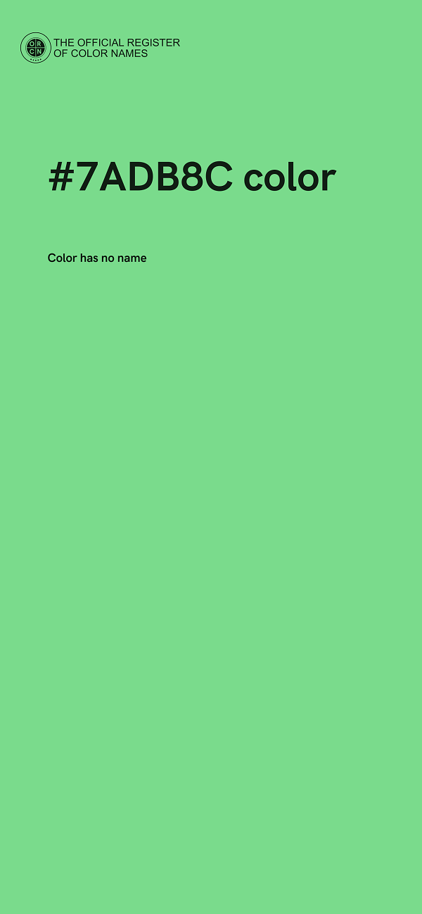 #7ADB8C color image