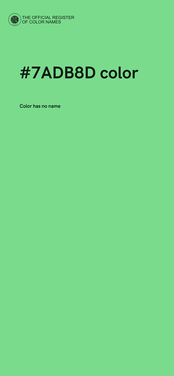 #7ADB8D color image