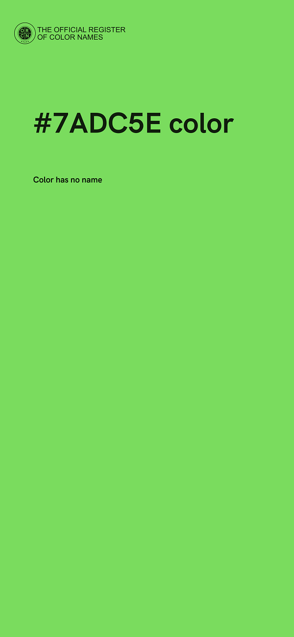 #7ADC5E color image