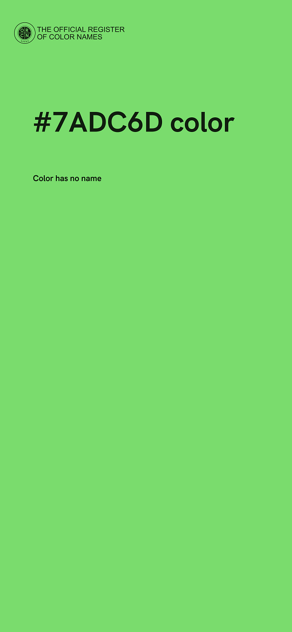 #7ADC6D color image