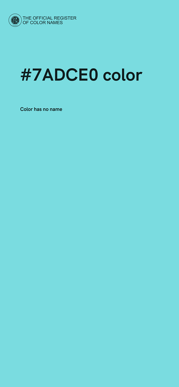 #7ADCE0 color image