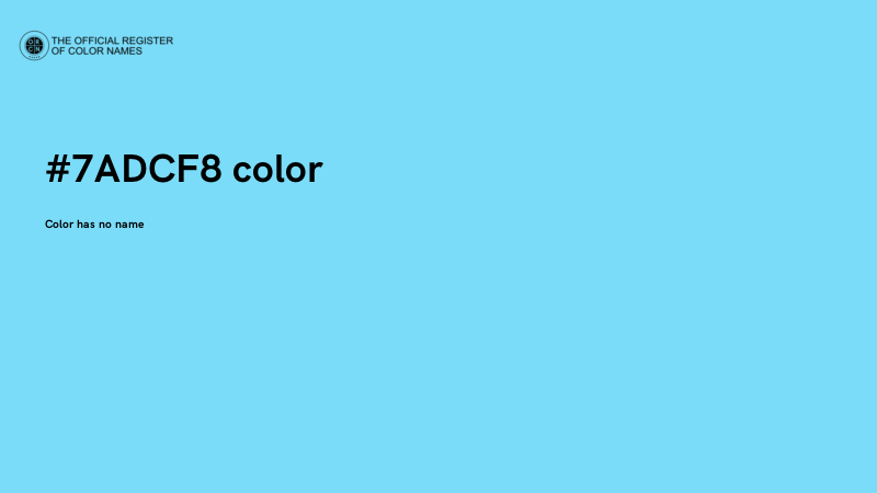 #7ADCF8 color image