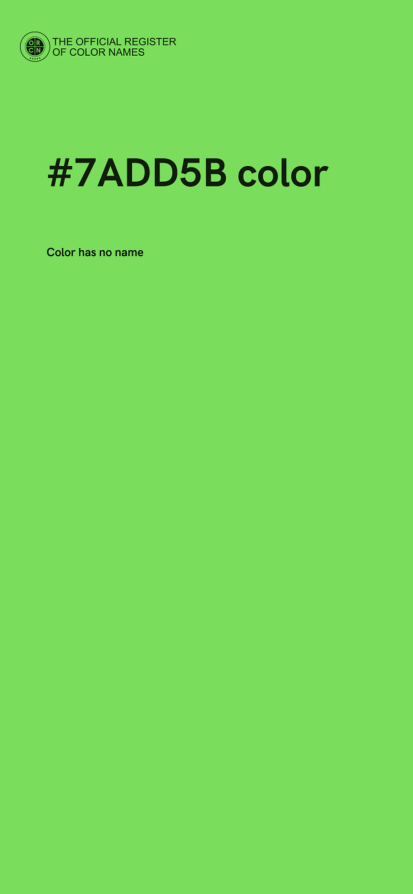 #7ADD5B color image