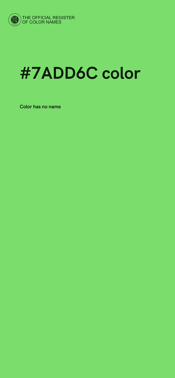 #7ADD6C color image