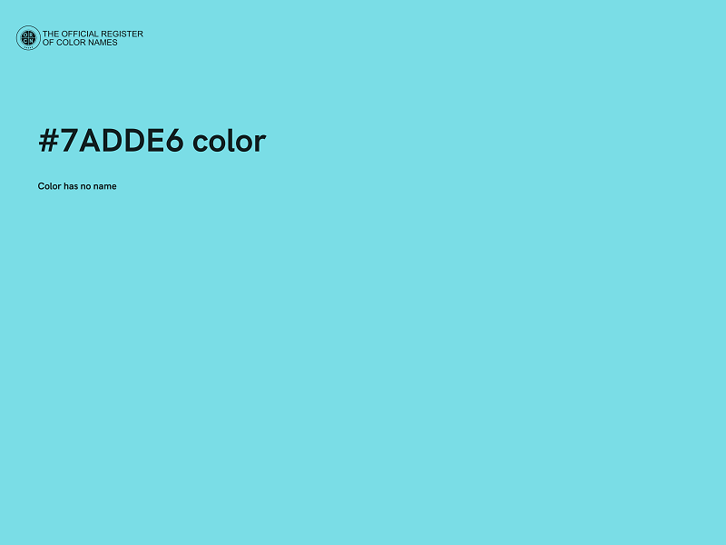 #7ADDE6 color image