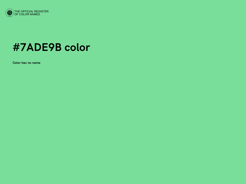 #7ADE9B color image