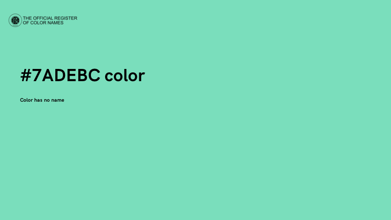 #7ADEBC color image