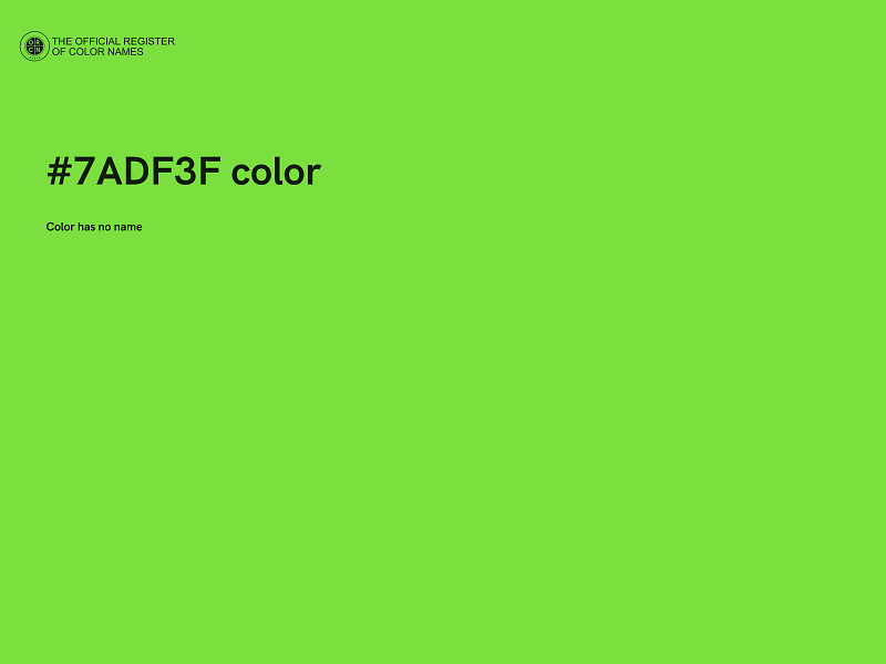 #7ADF3F color image