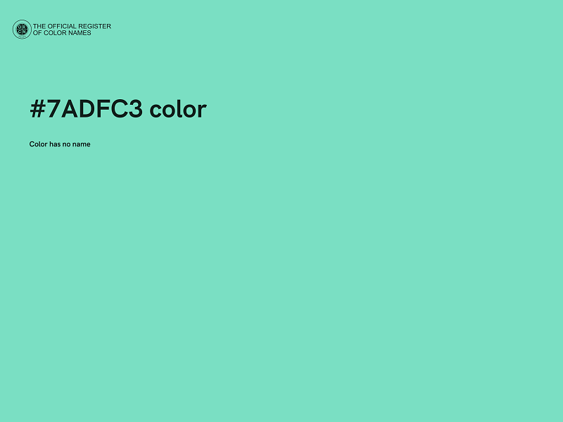 #7ADFC3 color image