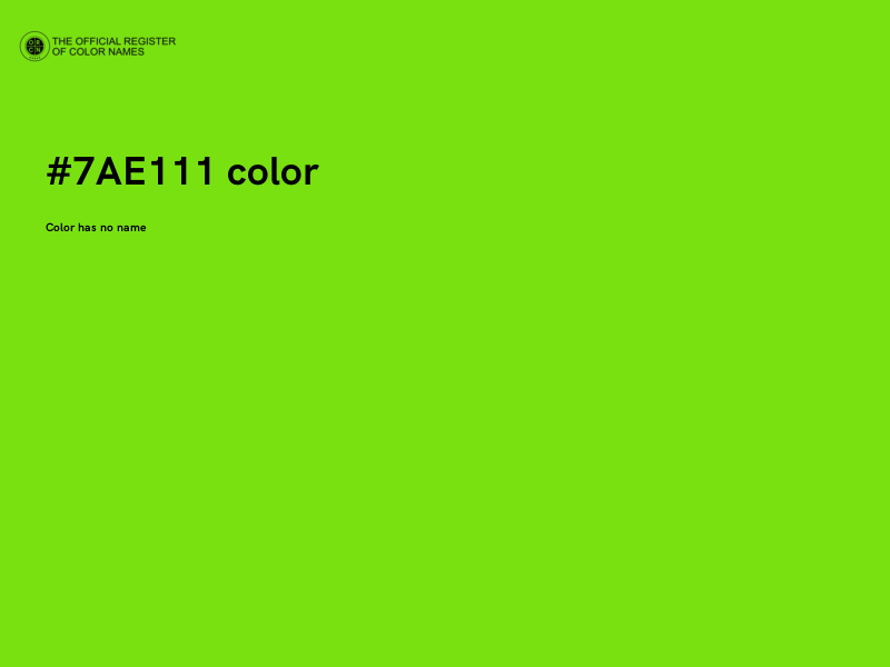 #7AE111 color image