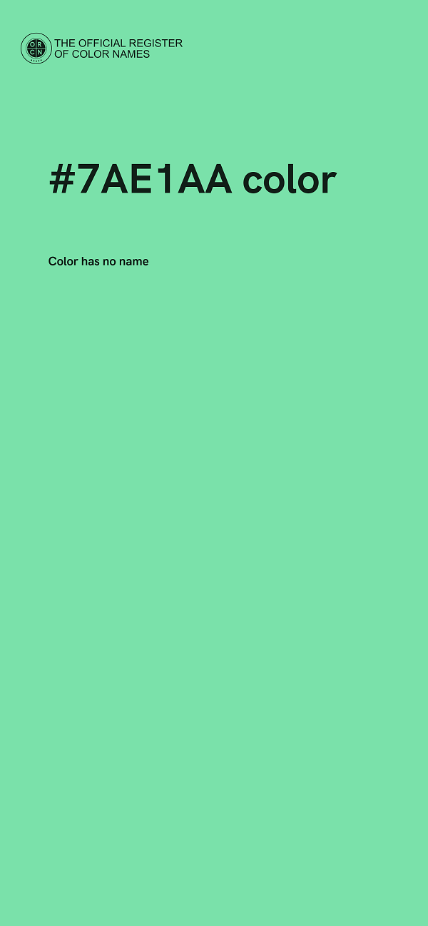 #7AE1AA color image