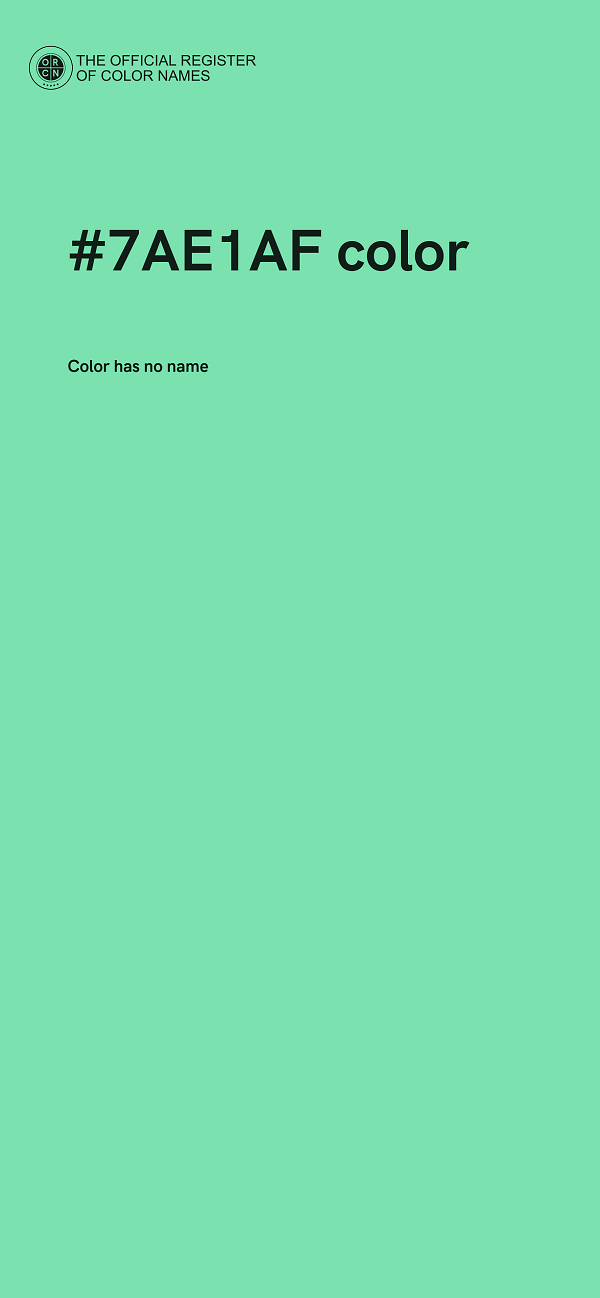 #7AE1AF color image