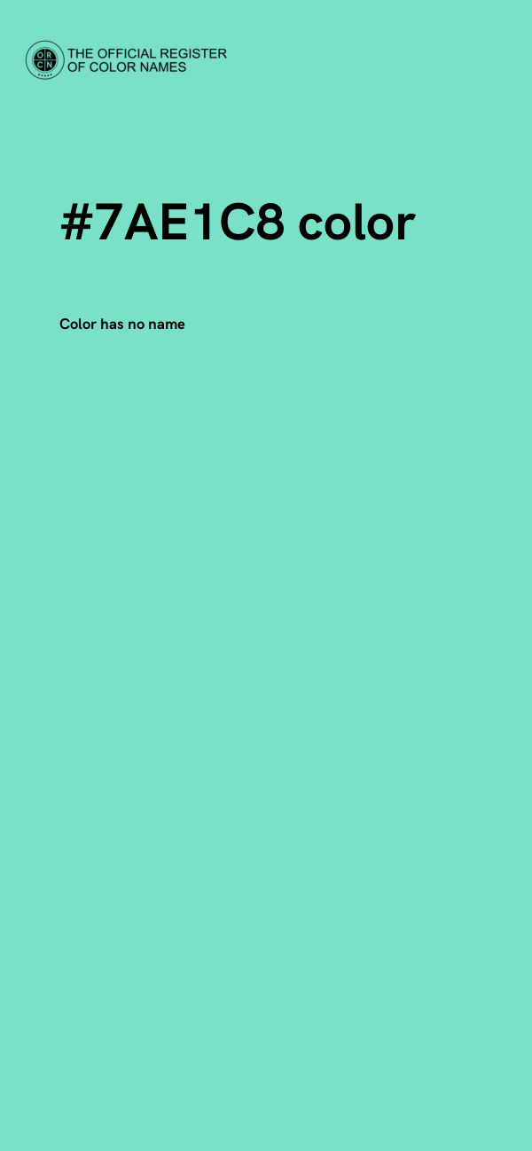#7AE1C8 color image