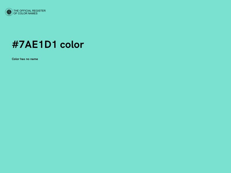 #7AE1D1 color image
