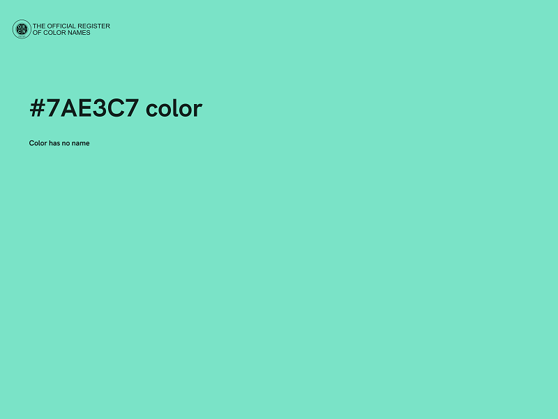 #7AE3C7 color image