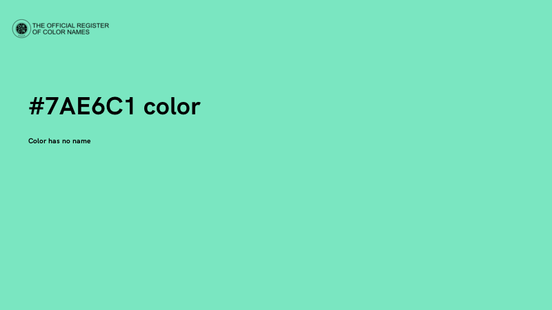#7AE6C1 color image